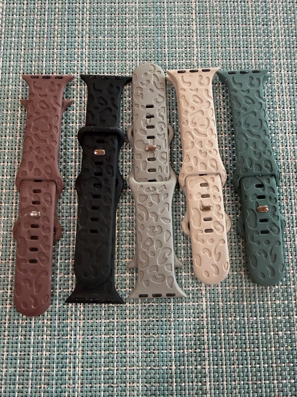 Silicone Watch Band Set - 5 Neutral Colors